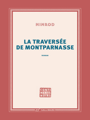 cover image of La traversée de Montparnasse